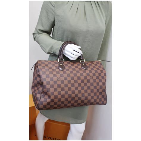 lv speedy damier 35|Lv speedy 25 dimensions.